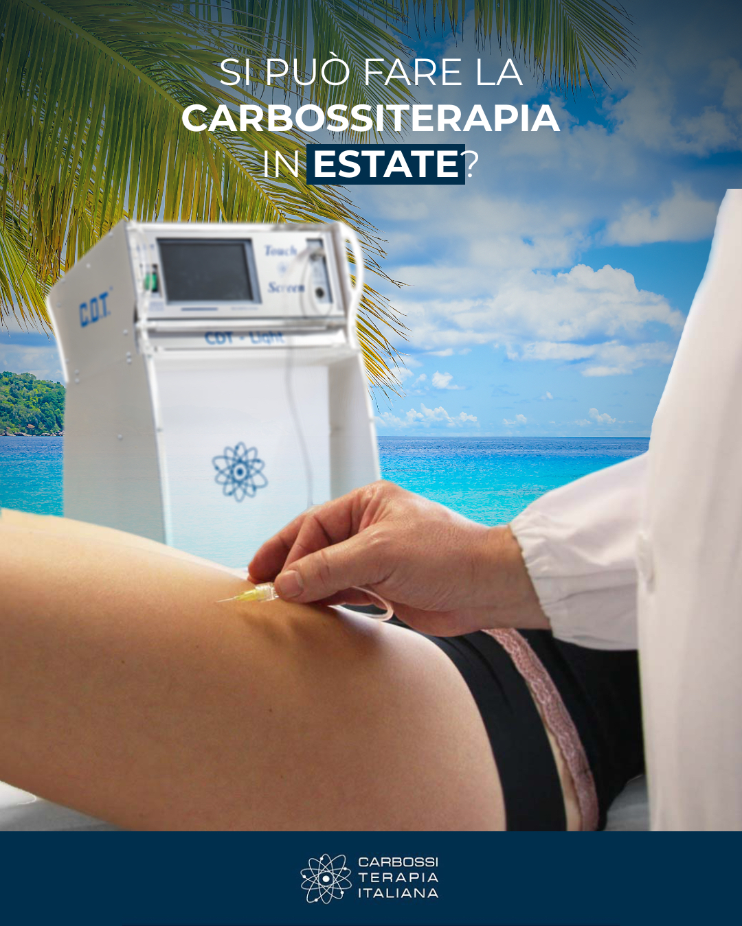 Con la #carbossiterapia l’unico vero impedimento è l’agenda del vostro medico di fiducia: può essere fatta infatti tutto l’anno, anche in abbinamento con altri trattamenti (quelli però possono essere stagionali)!Non avete ancora introdotto la Carbossiterapia nel vostro studio? Contattateci: vi si aprirà un mondo di possibilità per la bellezza e la salute dei vostri pazienti!#CarbossiterapiaItaliana