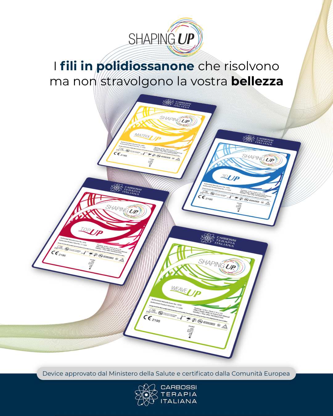 #ShapingUp è l’innovativo trattamento estetico che risolve ma non stravolge. Grazie all’uso di fili biorivitalizzanti in polidiossanone ridona elasticità, vitalità e tonicità alla tua pelle senza ricorrere a bisturi e anestesia.

Contattaci o visita il sito web per scoprire l’intera linea.
👉 https://www.shapingup.it/home/
#CarbossiterapiaItaliana