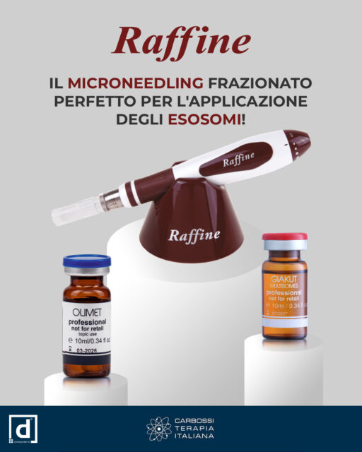 ✨ Scopri Raffine: la rivoluzione nella cura della pelle! ✨Raffine è il dispositivo microneedling avanzato progettato per professionisti che vogliono offrire ai loro clienti trattamenti innovativi ed efficaci.Grazie alla sua tecnologia all’avanguardia:🔹 Migliora la texture della pelle.🔹 Riduce cicatrici e rughe.🔹 Promuove un ringiovanimento profondo.💡 Un valore aggiunto? Gli esosomi!Accoppiare il microneedling agli esosomi potenzia la rigenerazione cutanea grazie alle proprietà di questi potenti messaggeri cellulari:✔️ Stimolano la produzione di collagene ed elastina.✔️ Accelerano il processo di riparazione dei tessuti.✔️ Contrastano l’infiammazione, favorendo una guarigione ottimale.Il risultato? Una pelle visibilmente più giovane, liscia e luminosa. 💎👉 Visita il nostro sito per scoprire di più!🌐 carbossiterapia.it#Microneedling #Esosomi #DermatologiaEstetica #CarbossiterapiaItaliana
