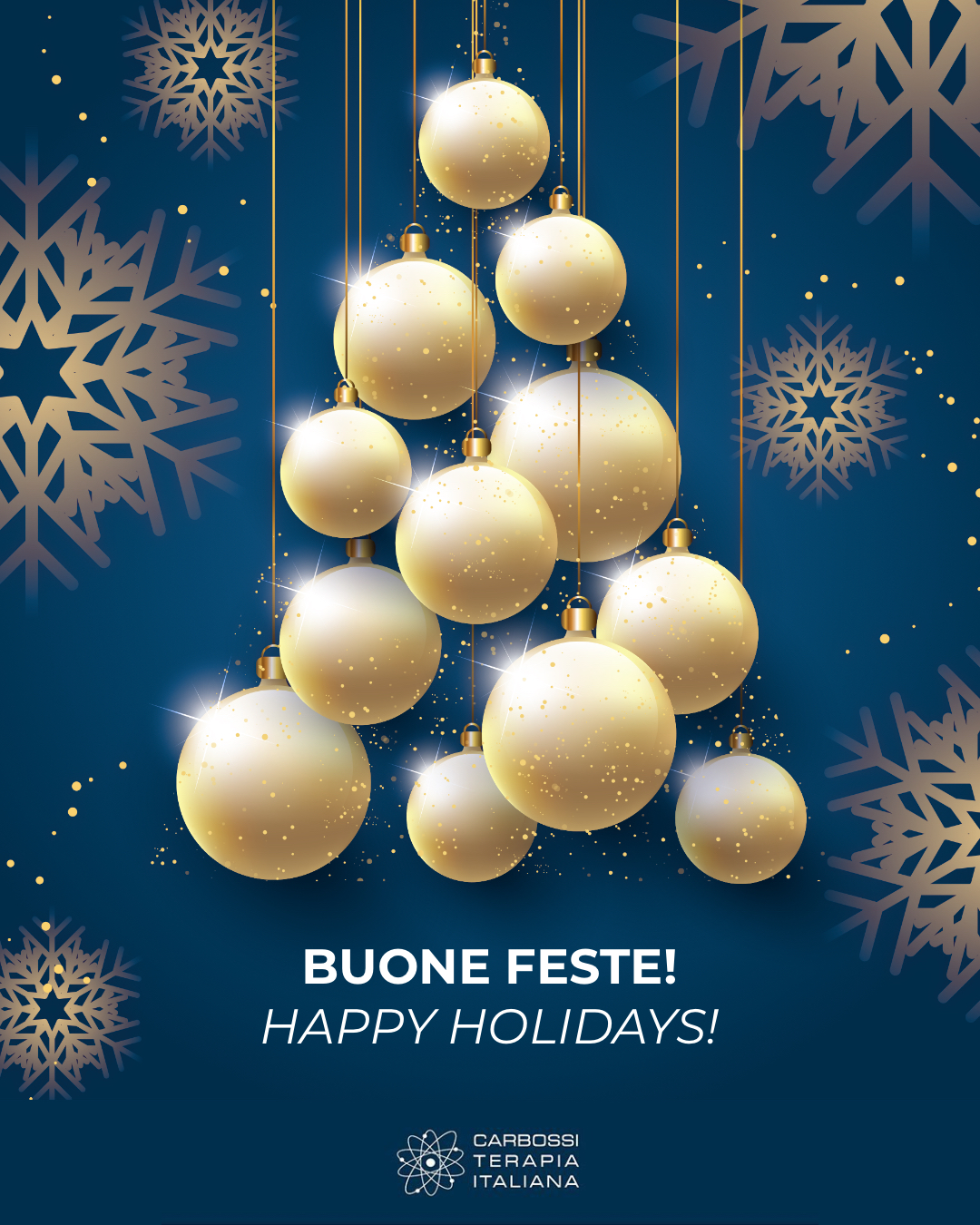 In questi giorni di festa, ci piace ricordare che il benessere è un regalo prezioso: fatto di cura, ascolto e piccoli gesti che fanno la differenza.Che il vostro Natale sia pieno di serenità, energia e nuovi inizi.Un caloroso augurio a voi e alle vostre famiglie da tutto il team di #CarbossiterapiaItaliana #BuonNatale #Benessere #CuraDiTe #Salute #BellezzaConsapevole