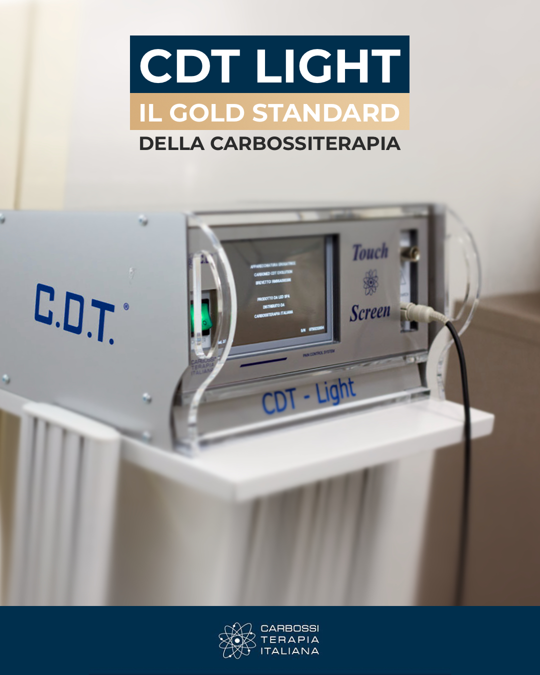 Quando si tratta di #Carbossiterapia non limitatevi alle copie e scegliete l’originale: CDT LIGHT
Dispositivo medico di classe II B (utilizzabile SOLO da medici), trasportabile, efficace e utilizzata da migliaia di laboratori di ricerca e studi medici in tutto il mondo.

Contattaci per scoprire di più.
#CarbossiterapiaItaliana #CDTLight #MedicinaEstetica
