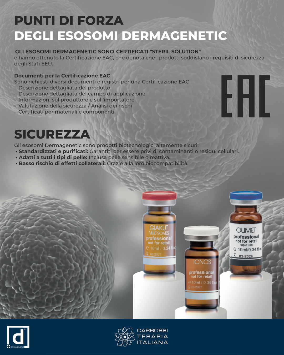 🌟 Scopri la nostra linea di prodotti a base di esosomi realizzata in collaborazione con Dermagenetic online
👉 https://carbossiterapia.it/esosomi-e-multiesosomi/
#Carbossiterapiaitaliana #Dermagenetic #Esosomi