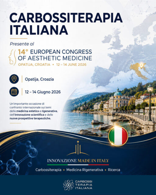 🌍 Carbossiterapia Italiana è presente al 14° European Congress of Aesthetic Medicine!Dal 12 al 14 giugno saremo a Opatija, in Croazia, per uno degli appuntamenti internazionali più importanti dedicati alla medicina estetica, che riunisce specialisti, ricercatori e aziende provenienti da tutta Europa. Il congresso affronterà temi di grande attualità come la rigenerazione tissutale, il collagene, le nuove tecnologie e l’innovazione in medicina estetica. (croatianaestheticmedicinecongress.com￼)Un’occasione preziosa per confrontarsi con i principali opinion leader del settore, condividere esperienza clinica e presentare l’eccellenza italiana nel campo della carbossiterapia e della medicina rigenerativa.Siamo orgogliosi di rappresentare l’innovazione Made in Italy in un contesto internazionale di alto profilo.📍 Opatija, Croazia📅 12–14 giugno#CarbossiterapiaItaliana #EuropeanCongressOfAestheticMedicine #AestheticMedicine #RegenerativeMedicine #MedicalInnovation #MadeInItaly #Carbossiterapia